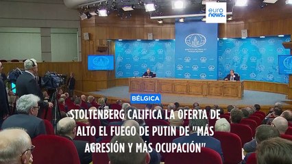 Stoltenberg niega que Putin haya hecho una propuesta de paz sino de "más agresión y más ocupación"