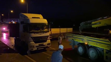 Kapanan yol trafiğe açıldı