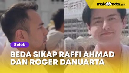 Beda Sikap Raffi Ahmad dan Roger Danuarta Saat Menghadap Ka'bah, Ada yang Ditegur Ada yang Menangis