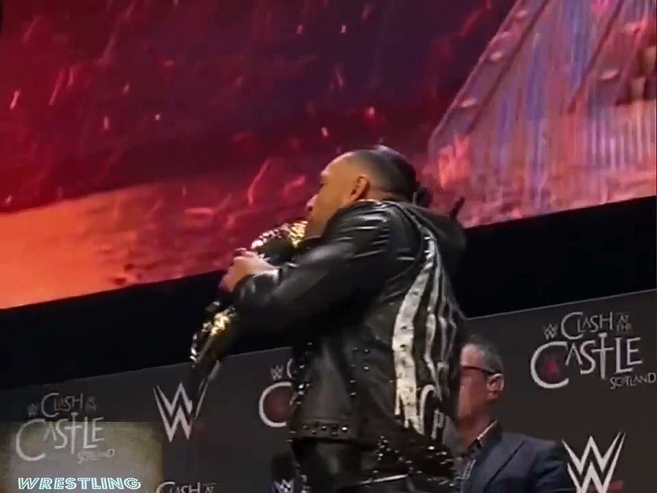 Damien priest got really pissed at Drew McIntyre at WWE Clash at the Castle Kick off 2024