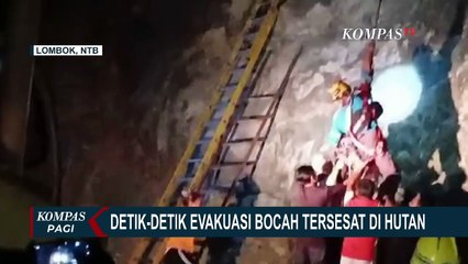 Detik-detik Tim SAR Mataram Berhasil Evakuasi Bocah Tersesat di Hutan
