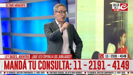 Tomás Ledesma: "Hay que lograr que haya un incremento del poder adquisitivo de los jubilados"