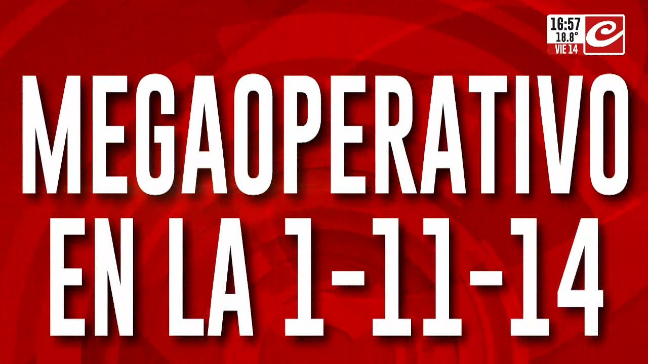 Megaoperativo en la 1-11-14: allanan locales por robo de celulares