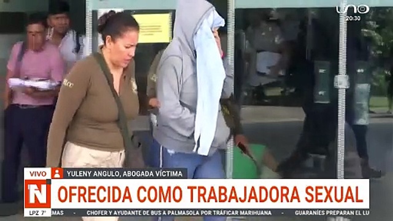 ofrecida como trabajadora sexual
