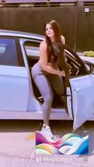 Hande ercel gym outfit sham bi khob hai pas mehboob hai AI generated video