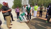 Arab Saudi Bangun Fasilitas Jalan Aspal yang Dicampur Karet di Arafah