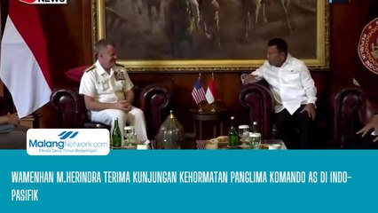 Wamenhan M.Herindra Terima Kunjungan Kehormatan Panglima Komando AS di Indo-Pasifik