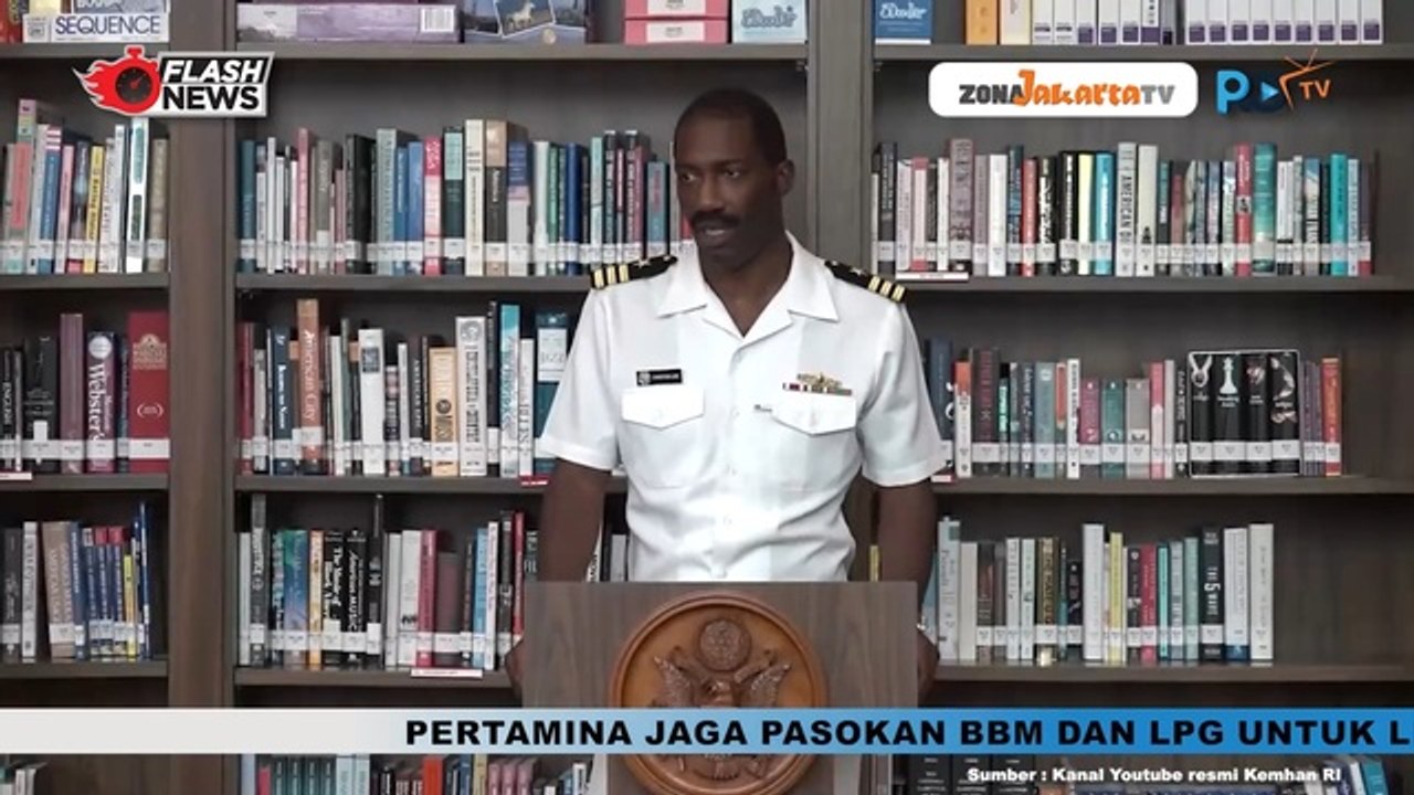 2 ORANG TARUNA AKADEMI TNI RESMI DILEPAS DI KEDUBES AMERIKA SERIKAT JAKARTA