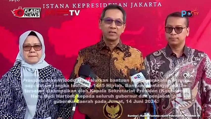 Heru Budi Hartono Sampaikan Penyaluran Bantuan Sapi Kurban Idul Adha