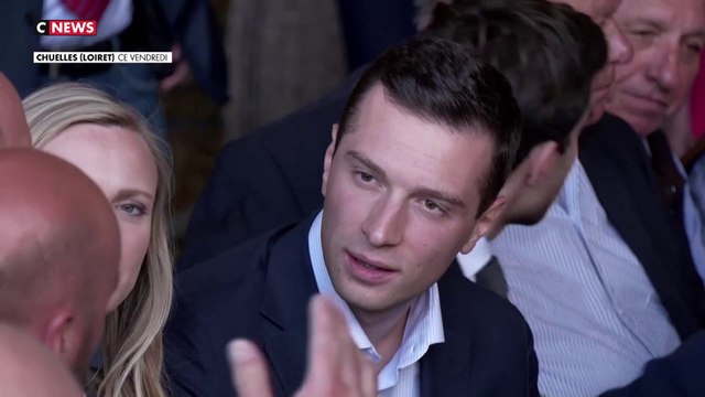 Élections législatives : en campagne dans le Loiret, Jordan Bardella se félicite de son alliance avec des membres des LR