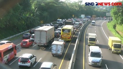 Jelang Libur Panjang Iduladha, Arus Mudik di Tol Cipularang Macet hingga 5 Kilometer