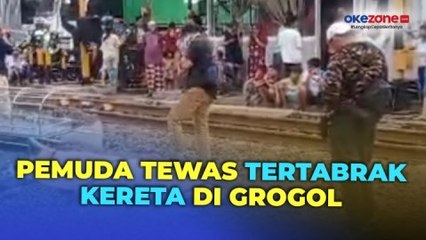 Jogging Pakai Headset, Pemuda Tewas Tertabrak Kereta di Grogol