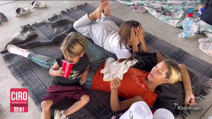 Migrantes ponen en riesgo su vida por el intenso calor de Ciudad Juárez, Chihuahua