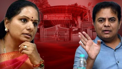 TIHAR Jailలో Kavitha ను కలిసిన KTR ..  త్వరలోనే Bail వస్తుంది అని భరోసా | Oneindia Telugu