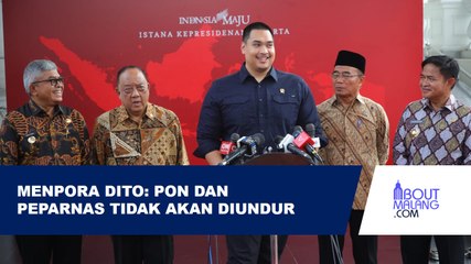MENPORA DITO PASTIKAN PON DAN PEPARNAS TIDAK DIUNDUR
