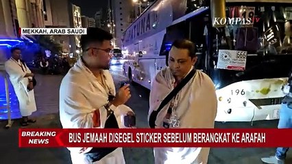 Petugas Periksa Kartu Nusuk Jemaah dan Segel Bus Haji Sebelum Berangkat ke Arafah