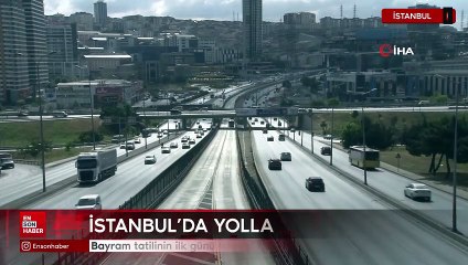 Bayram tatilinin ilk günü İstanbul'da trafik boş kaldı