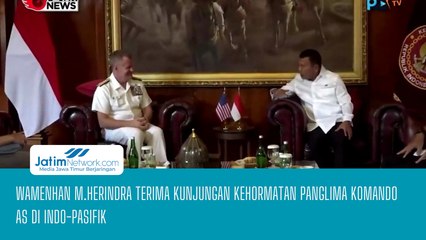 Wamenhan M.Herindra Terima Kunjungan Kehormatan Panglima Komando AS di Indo Pasifik