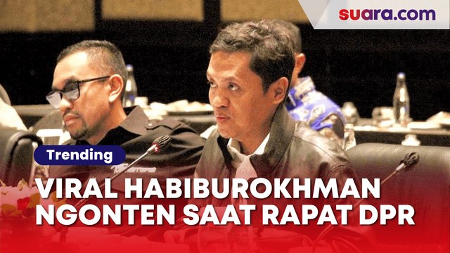 Viral Habiburokhman Ngonten Unboxing Snack saat Rapat DPR, Warganet: Itu Hasil Keringat Rakyat