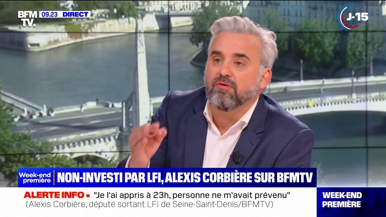 Législatives: "On va se présenter, on va être élu pour participer à ce Front populaire", assure Alexis Corbière député sortant LFI