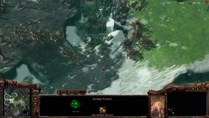 [StarCraft 2] No.0201 -- Intermediate ZERG player fights A.I., LOST [Lurker Den Day]