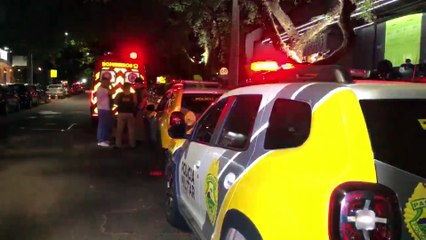 Jovem é socorrida após ser vítima de agressão no centro de Cascavel