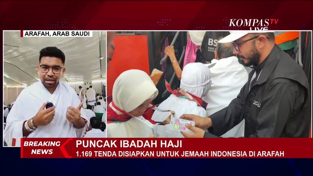 Begini Situasi Jemaah Haji Indonesia Jelang Wukuf di Arafah