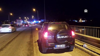 Sinop - Samsun yolunda feci kaza
