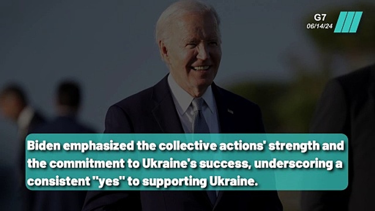 Biden's Strong Stand for Ukraine: G7 Summit Highlights