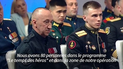 Russie: Poutine annonce que 700.000 soldats russes combattent en Ukraine