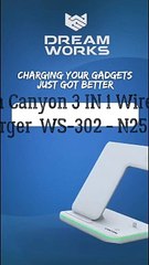 3 in 1 wireless charging station