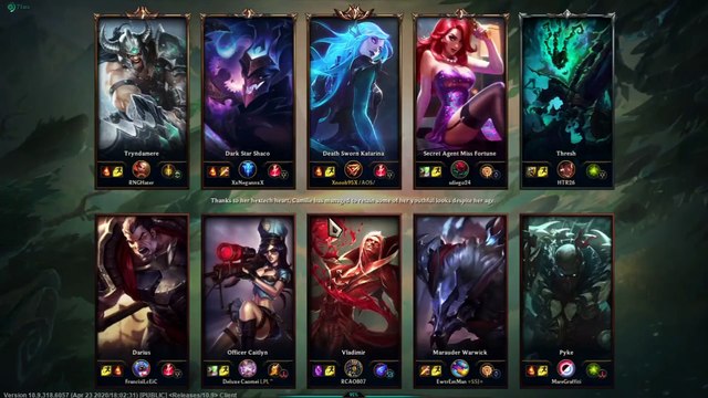 Katarina Vs Vladimir Mid - League Of Legends Ranked Gameplay 18 2020 05 01