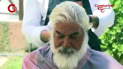 Sokakta yaşayan yurttaşlara bayram tıraşı