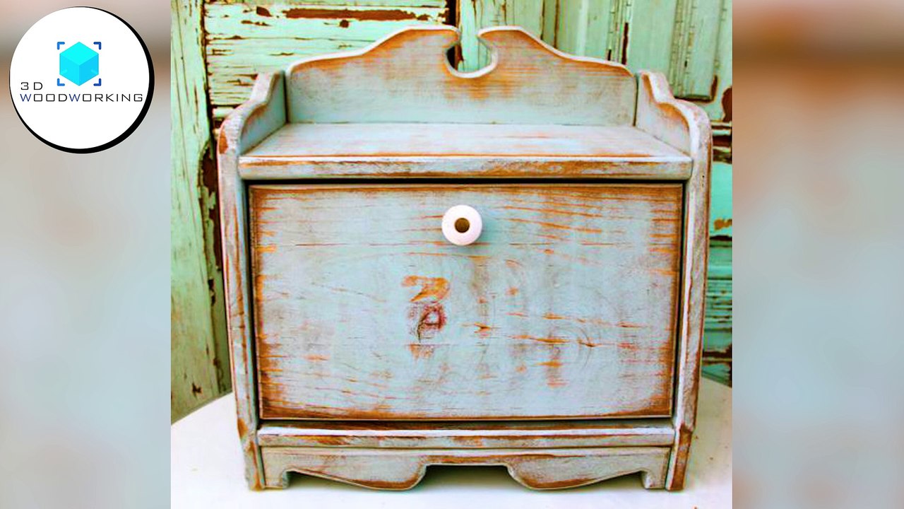 30 Woodworking Bread Boxes Ideas | 30 Woodworking Bread Box DIY Projects