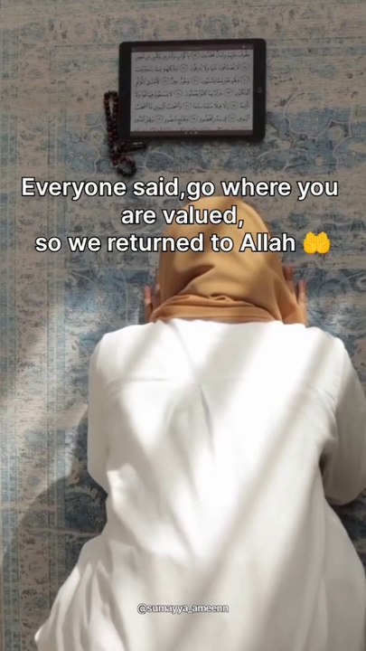 Returned back to Allah