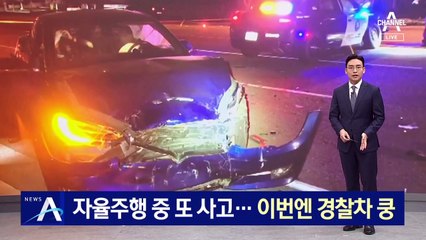 테슬라 자율주행 중 또 사고…이번엔 경찰차 ‘쿵’