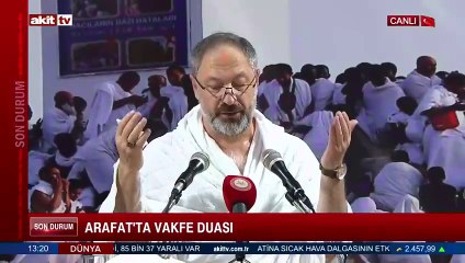 Arafat'ta vakfe duası