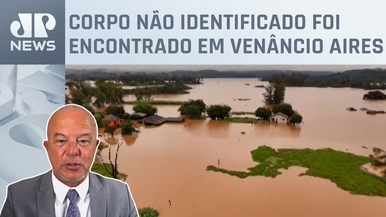Número de mortes por enchentes no Rio Grande do Sul sobre para 176; Roberto Motta comenta