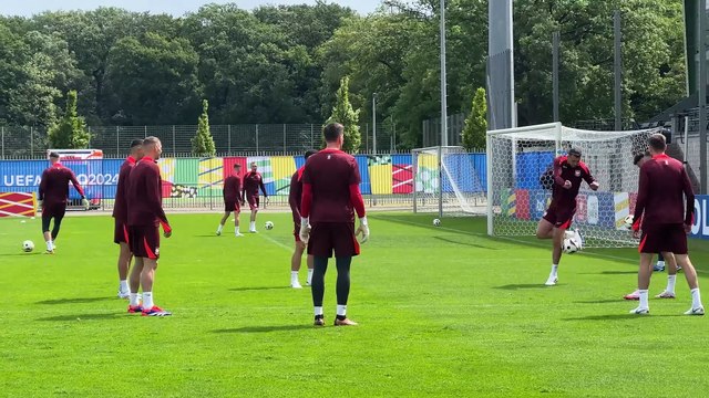 Ostatni trening reprezentacji Polski przed meczem z Holandią