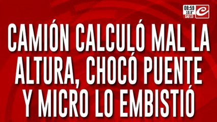 Ttremendo choque en avenida General Paz: hay más de 15 heridos