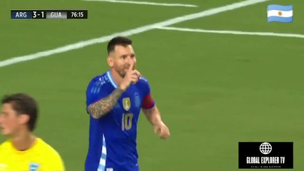 Messi Stuns Guatemala in Copa America warmup | Scores 2 Goals