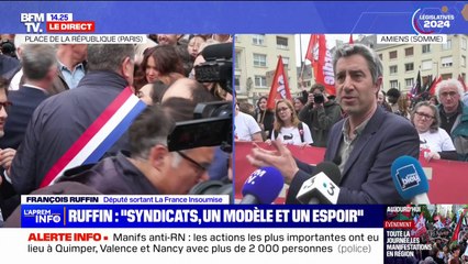 François Ruffin estime que la décision de Jean-Luc Mélenchon de "se mettre en retrait est une bonne nouvelle"