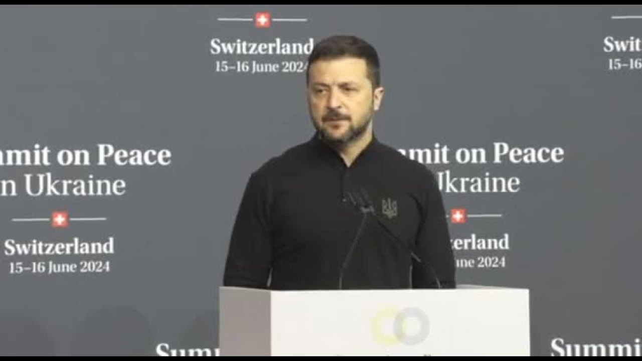 Zelensky apre il vertice in Svizzera: credo che qui si farà la storia