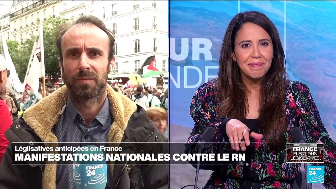 Législatives : la manifestation parisienne contre l'extrême droite s'est lancée