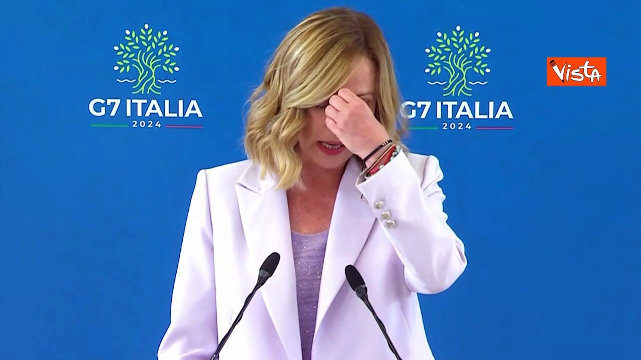 G7, Meloni: "Abbiamo ribadito il nostro sostegno all'Ucraina"