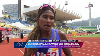 Shereen Samson berada dalam kelas tersendiri acara 400m