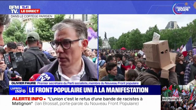 Frondeurs LFI non-investis aux législatives: Il y a des femmes, des hommes, qui ont partagé tous nos combats jusqu'ici et qui méritent d'être parmi nous , réagit Olivier Faure (PS)