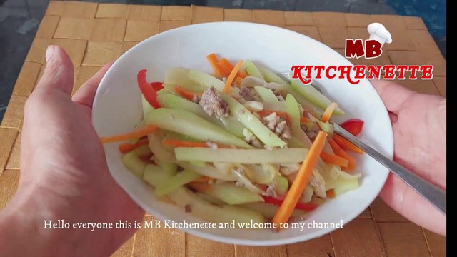 Easy Stir Fry Chayote and Carrots Recipe! Easy and delicious! Try it! Your family will love it!!