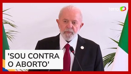 Lula classifica como insanidade projeto de lei que equipara aborto ao homicídio