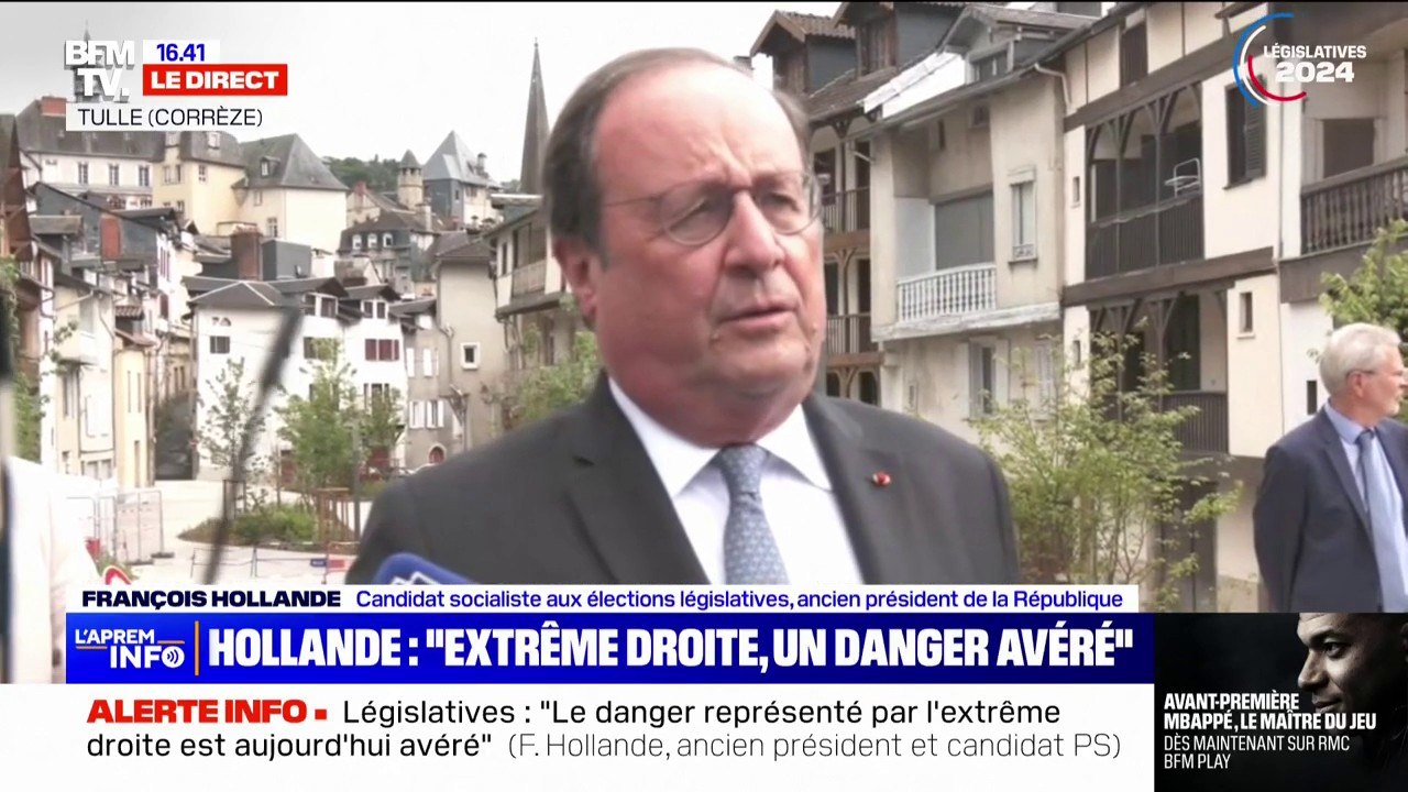 Élections législatives: "Au second tour, le désistement républicain doit s'appliquer dans toute sa rigueur" en faveur de "tout candidat qui s'est mis hors de tout rapport avec l'extrême-droite", affirme François Hollande